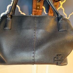 Tory Burch Black Leather Shoulder Bag